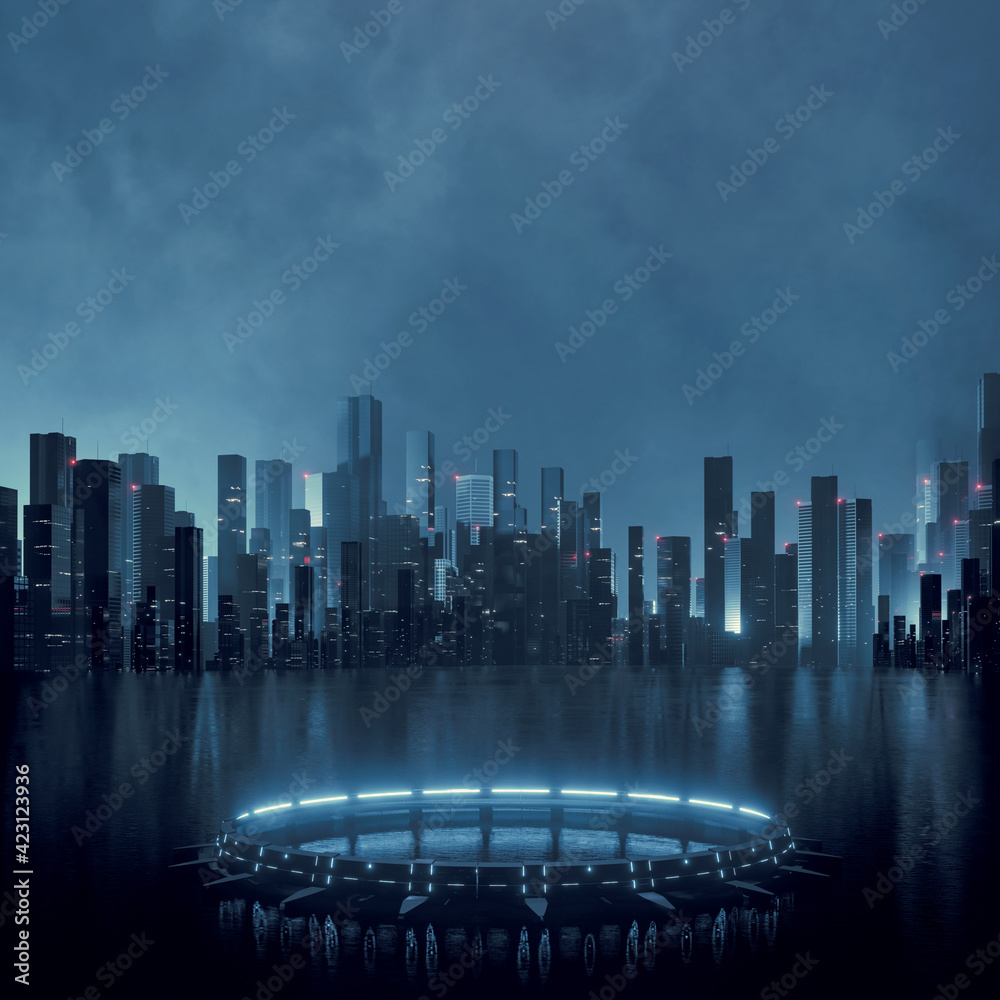 Futuristic Cyberpunk City - 3D and CG & Abstract Background Wallpapers on  Desktop Nexus (Image 2667095)