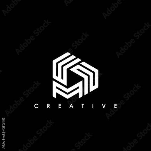 WAN Letter Initial Logo Design Template Vector Illustration