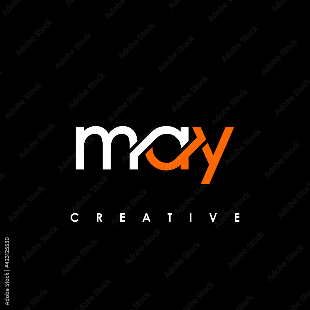 MAY Letter Initial Logo Design Template Vector Illustration MAY Letter Initial Logo Design Template Vector Illustration