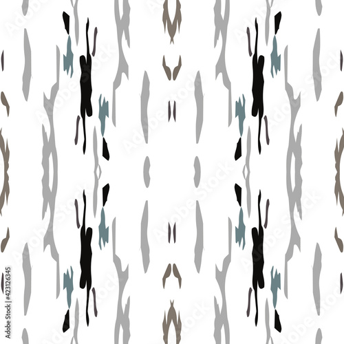 Batik, Hand Drawn. Paint Texture Seamless