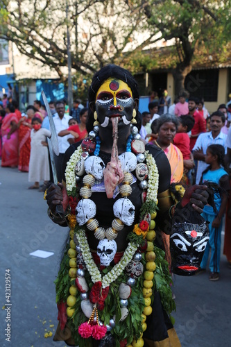 The major function celebrated for angalaamman is 