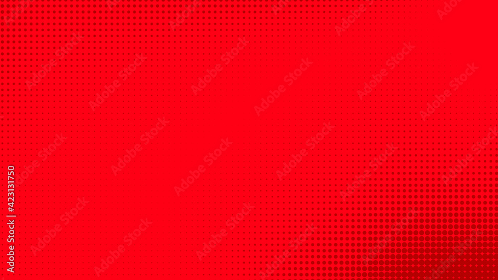 Dots halftone red color pattern gradient texture with technology digital background. Dots pop art comics with summer background. Dots halftone red color pattern gradient texture with technology digital background. Dots pop art comics with summer background.