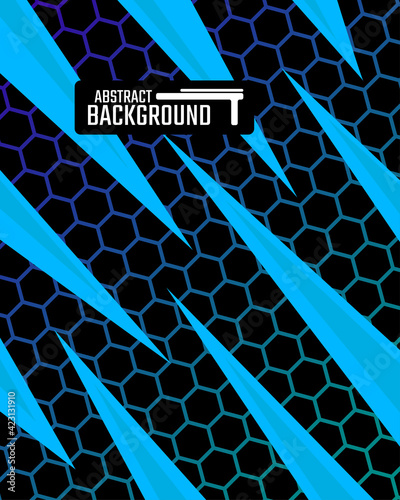 Abstract modern racing sport vector background. Abstract racing backgrounds for everyday use ranging from racing livery to car vinyl stickers and sports t-shirts.	
