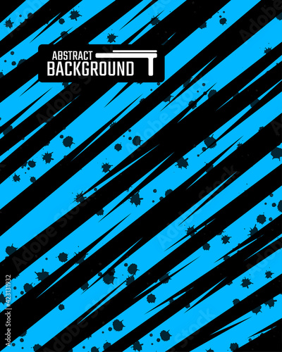 Abstract modern racing sport vector background. Abstract racing backgrounds for everyday use ranging from racing livery to car vinyl stickers and sports t-shirts.	
