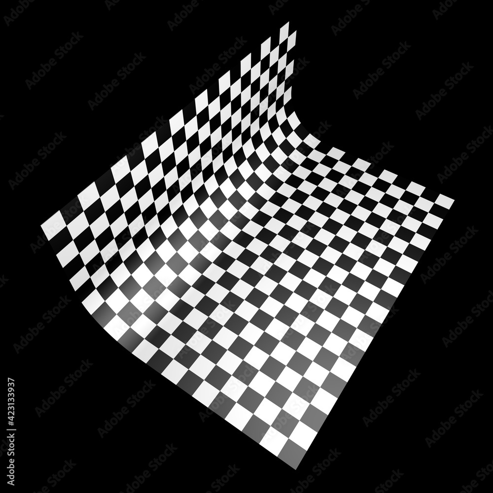 Perspective checkered square background. Perspective checkered square background.