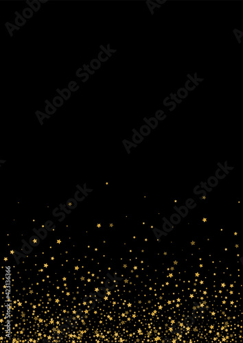 Gold Blur Glitter Design. Holiday Sequin Background. Yellow Confetti Happy Illustration. Birthday Spark Pattern. Gradient Small Texture