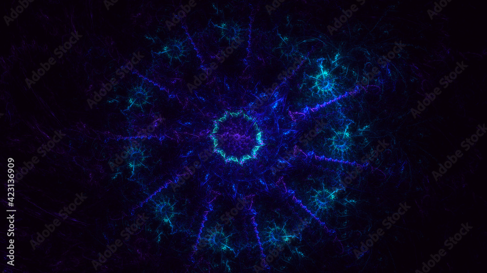 3D rendering abstract round light background 3D rendering abstract round light background