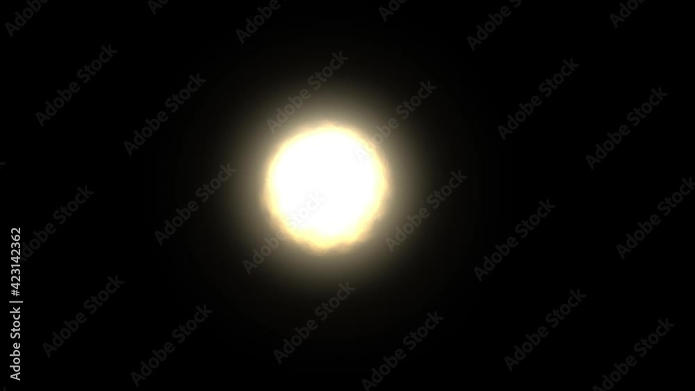 Burning star motion graphics with night background Burning star motion graphics with night background