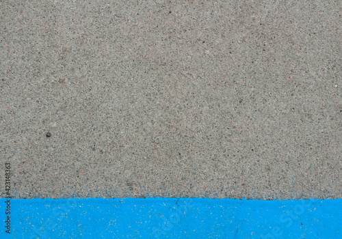 Foto Background from old gray concrete wall, place after falling off tiles, copy spac