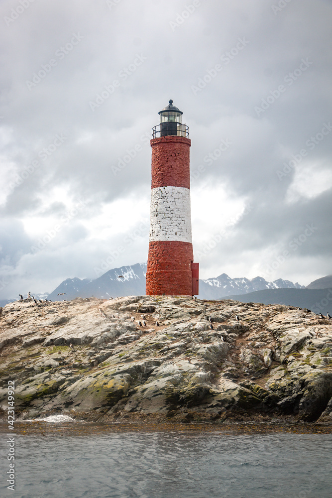 most southern lighthouse, beagle channel, patagonia, argentina, south america