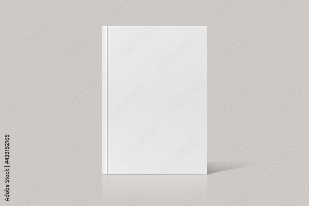 Blank Cover Of Magazine, Book, Booklet, Brochure. For the business presentation with leaves shadow overlay. Template for a publisher, reading, advertising corporate. 3D Rendering Blank Cover Of Magazine, Book, Booklet, Brochure. For the business presentation with leaves shadow overlay. Template for a publisher, reading, advertising corporate. 3D Rendering