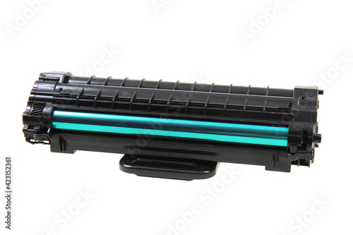 empty laser toner isolated