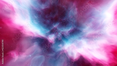 abstract background for design, space abstraction, starry cosmic backround, star background, galactic background 3d render	 photo