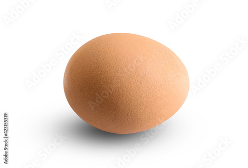 Chicken eggs isolated on white background,clipping path