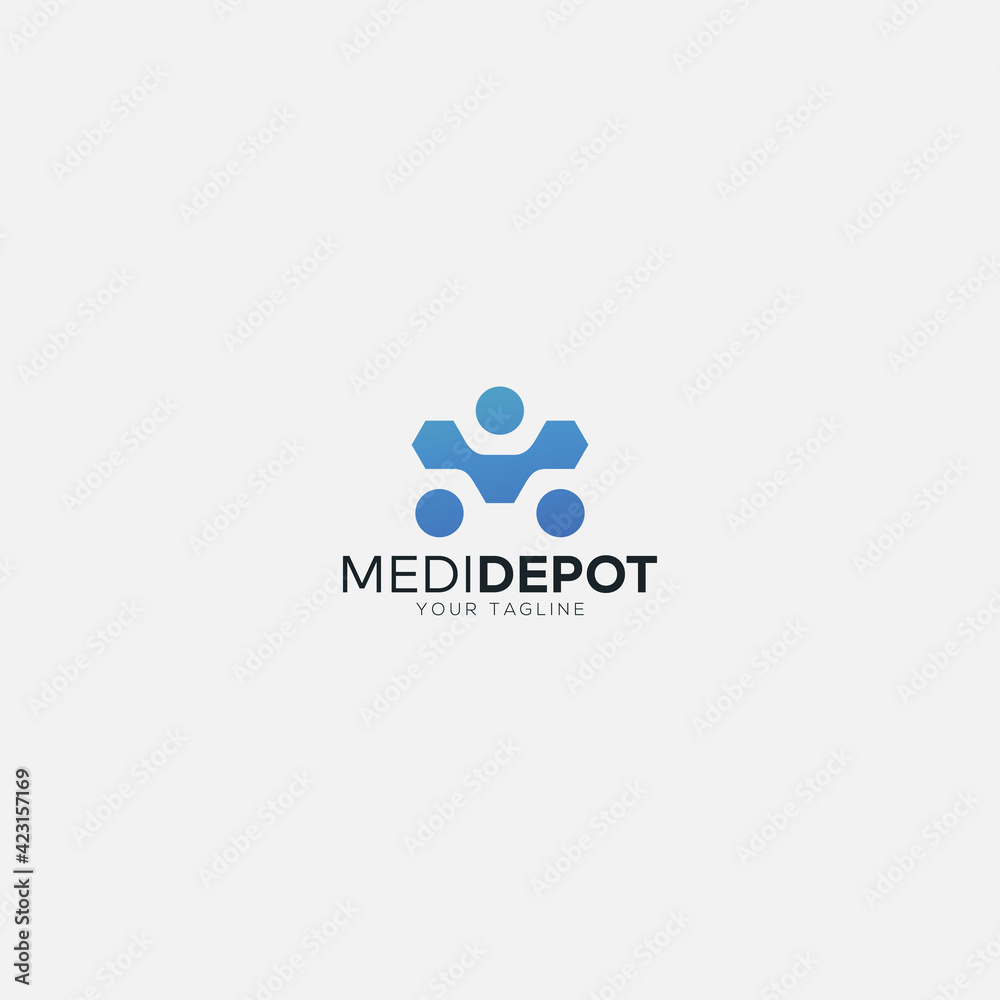 Human simple sport with M logo digital Human simple sport with M logo digital