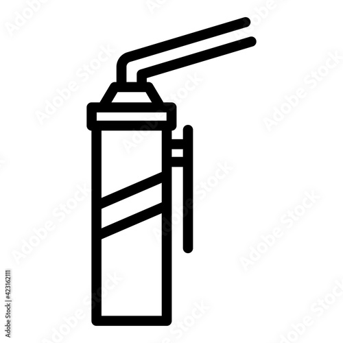 Sealant repair icon. Outline sealant repair vector icon for web design isolated on white background