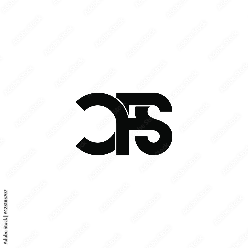 cfs letter original monogram logo design cfs letter original monogram logo design