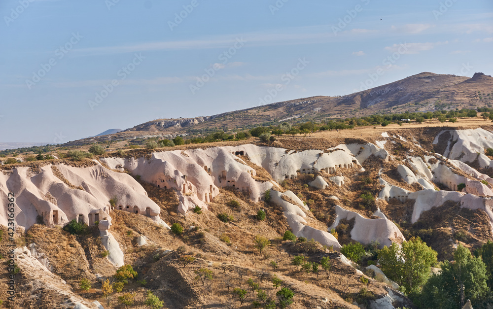 Pigeon Valley in Cappadocia stock photo