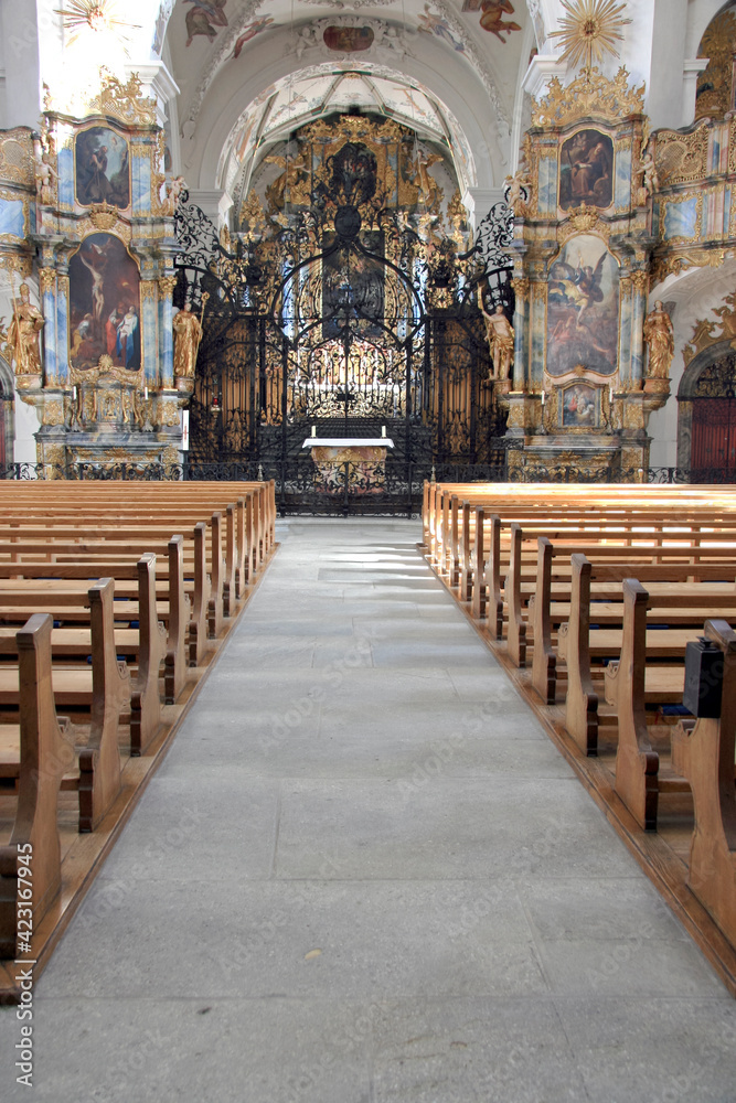 Domed Catholic Church in Switzerland