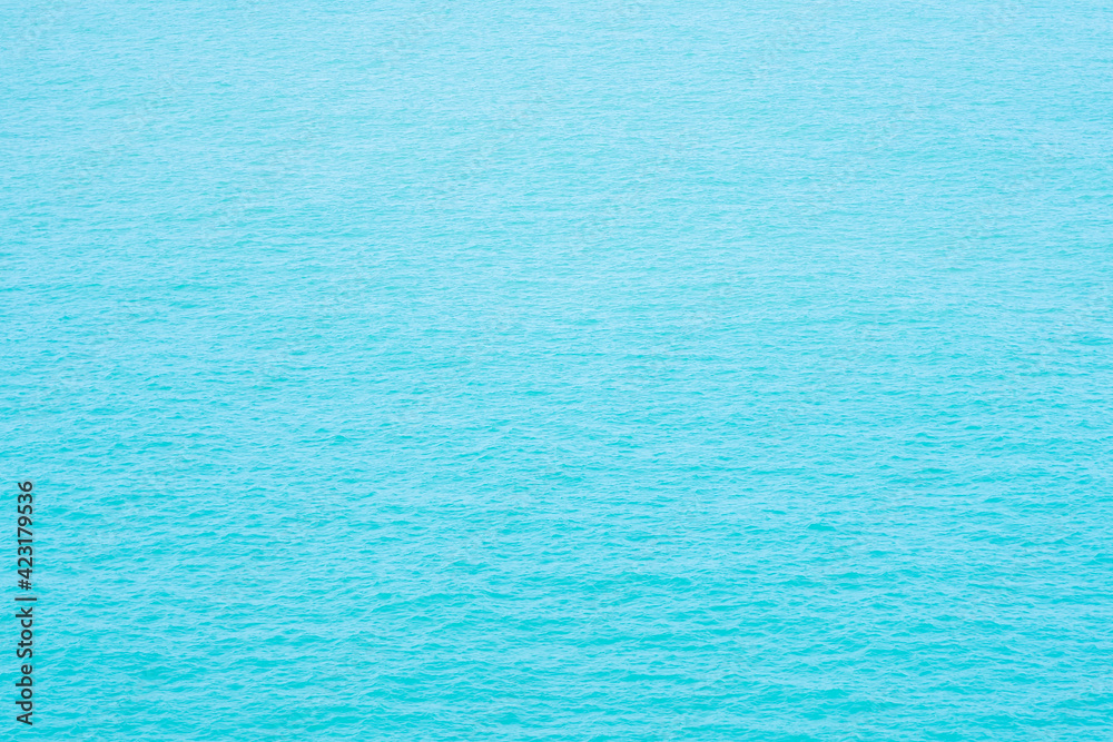 Beautiful nature Blue color of sea ocean water