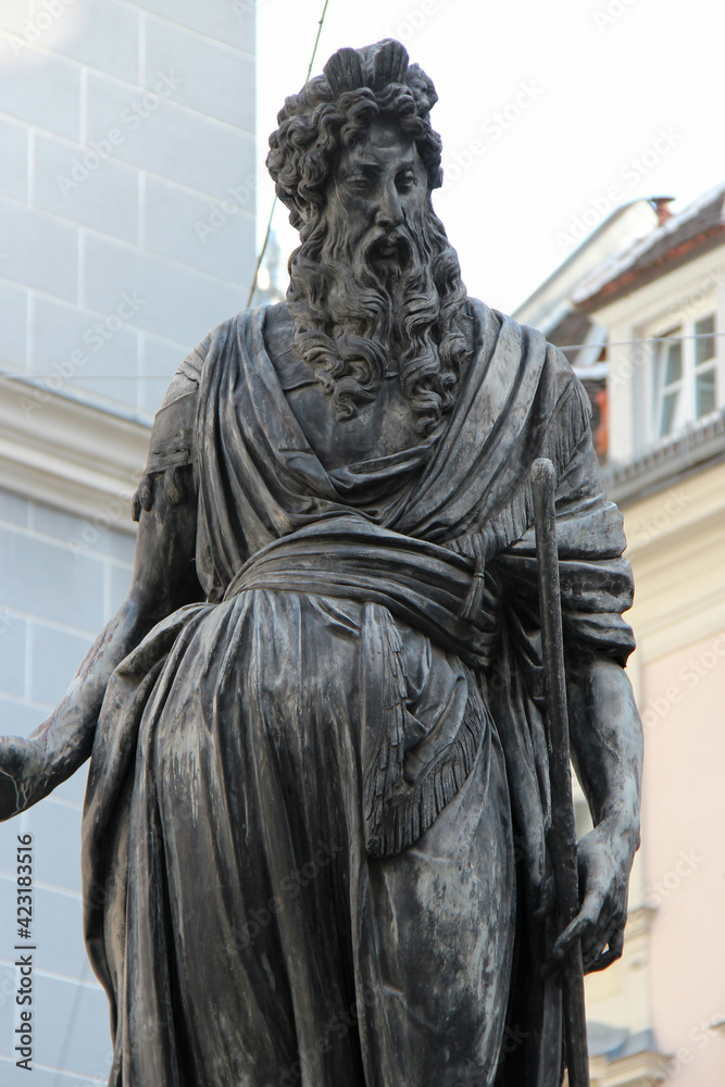 statue of moses in vienna (austria) statue of moses in vienna (austria)