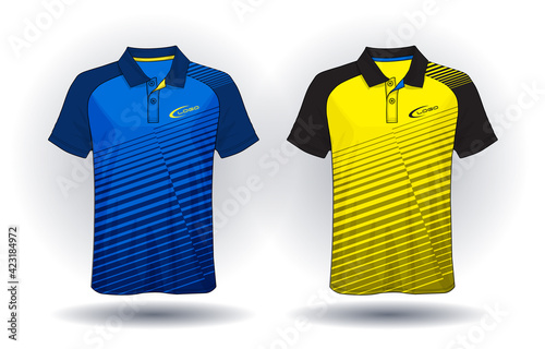 T-shirt polo design, Sport jersey template.	