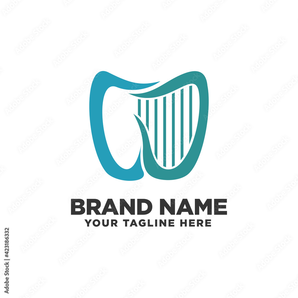 Medical dental creative logo design template. Dental clinic icon vector, toothpaste icon.