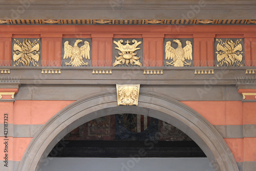 gate (schweizertor) at the imperial palace (hofburg) in vienna (austria)