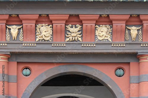 gate (schweizertor) at the imperial palace (hofburg) in vienna (austria)