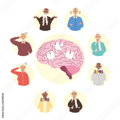 eight alzheimer patients