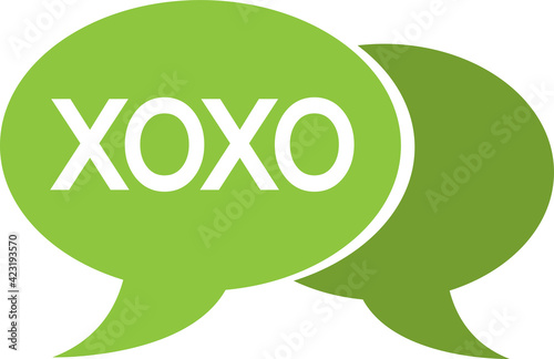 internet acronym chat bubble icon sign design