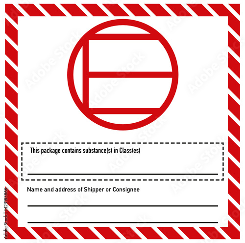 IATA This Package Contains Substances