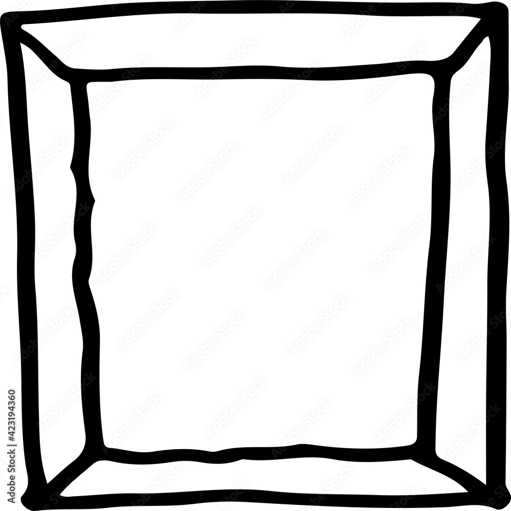 Frame hand drawn sign design Frame hand drawn sign design