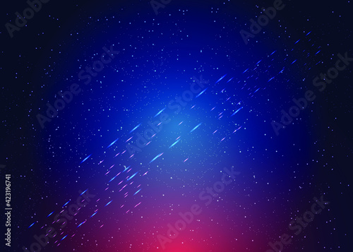 Sky night blue dark and star