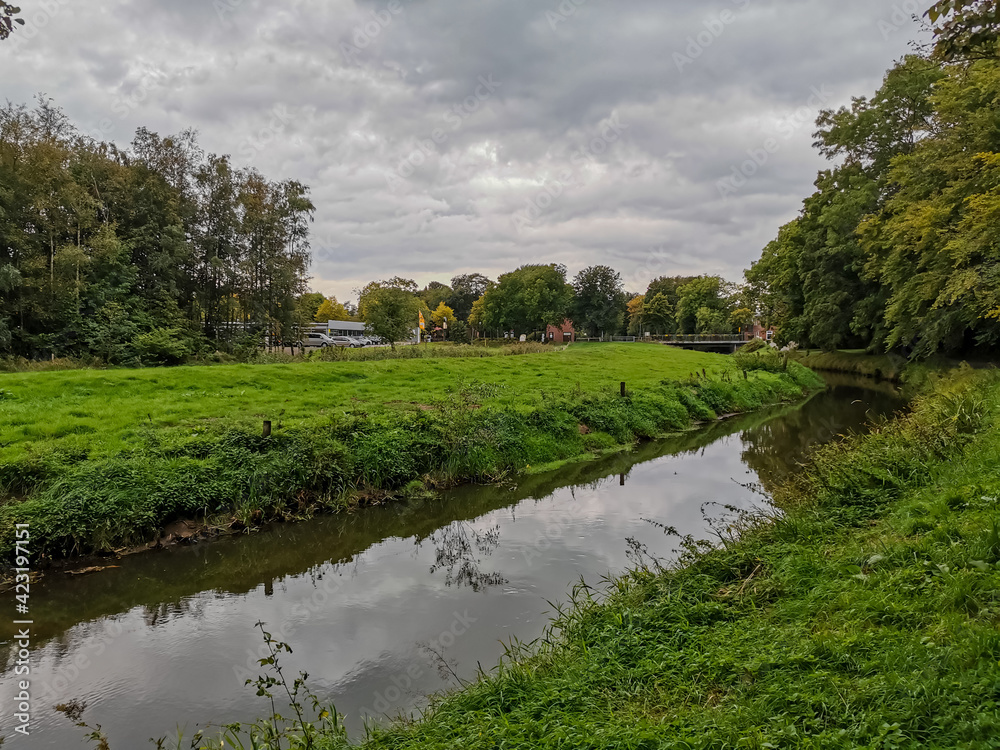 river in the park