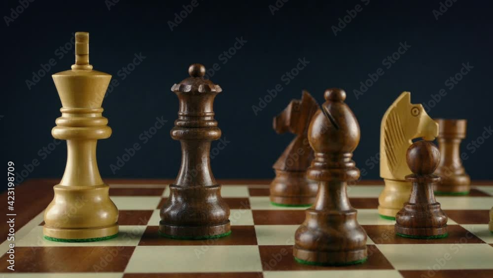 Checkmate In Game Of Chess Moving Shot Checkmate In Game Of Chess Moving Shot