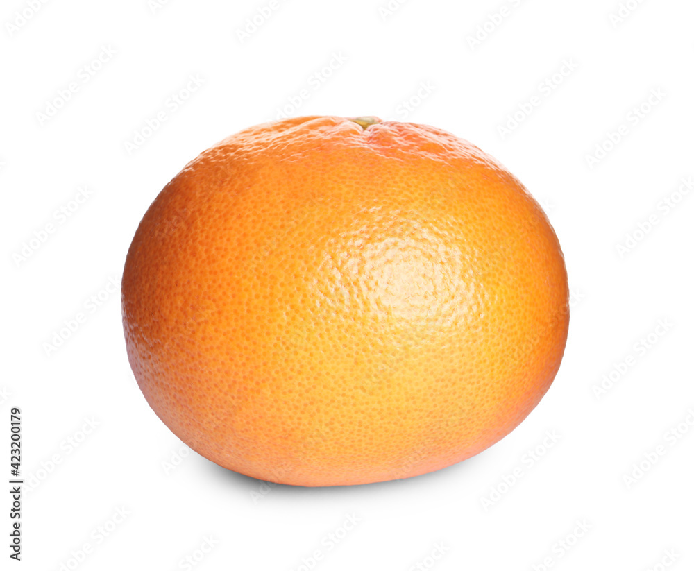 Delicious ripe grapefruit isolated on white. Exotic fruit Delicious ripe grapefruit isolated on white. Exotic fruit