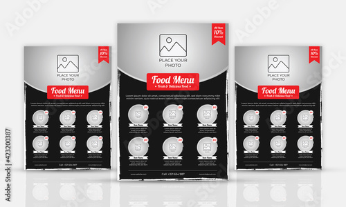 Minimalist Restaurant menu Design