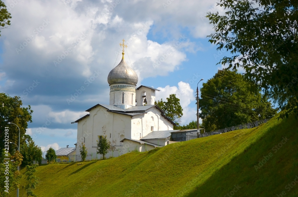 The Church of Peter and Paul. finnish park. Pskov, Russia