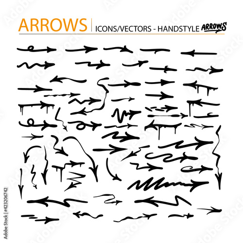 some handsytle arrows
