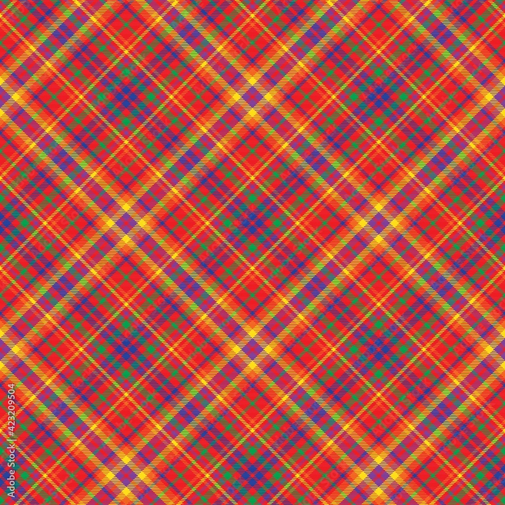 Rainbow Chevron Plaid Tartan textured Seamless Pattern Design Rainbow Chevron Plaid Tartan textured Seamless Pattern Design