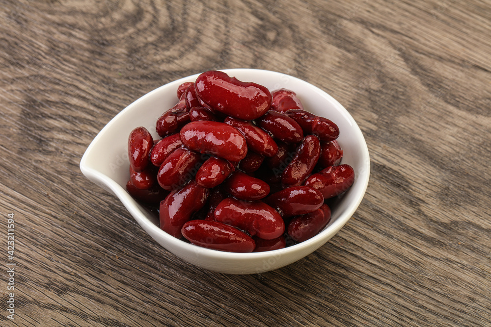 Canned red Kidney in the bowl Canned red Kidney in the bowl