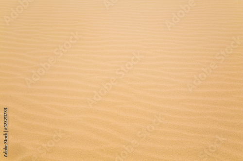 golden sand in the desert