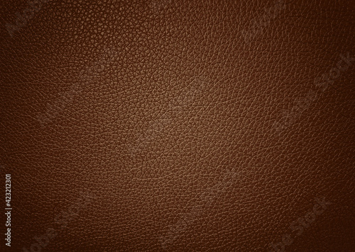 Brown artificial leather texture background
