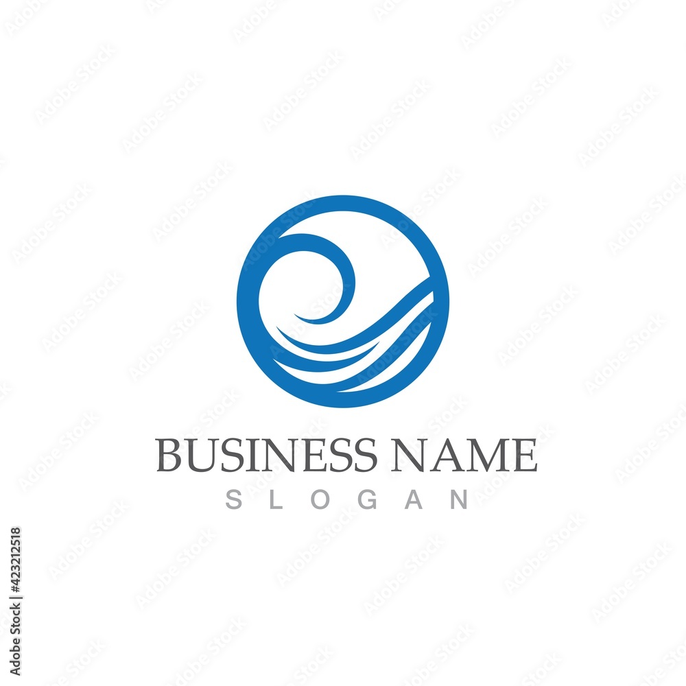 water wave icon vector illustration design water wave icon vector illustration design