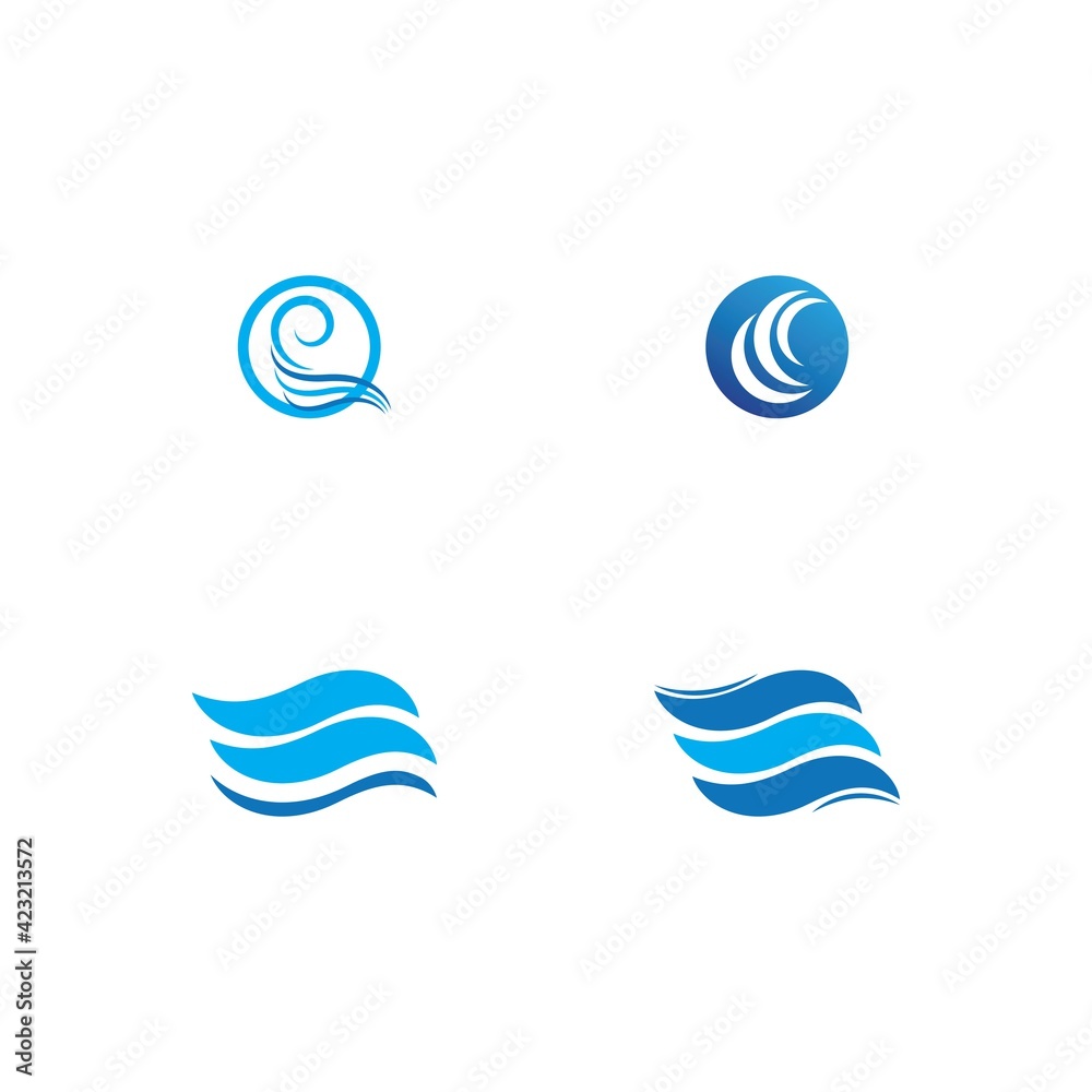 water wave icon vector illustration design water wave icon vector illustration design
