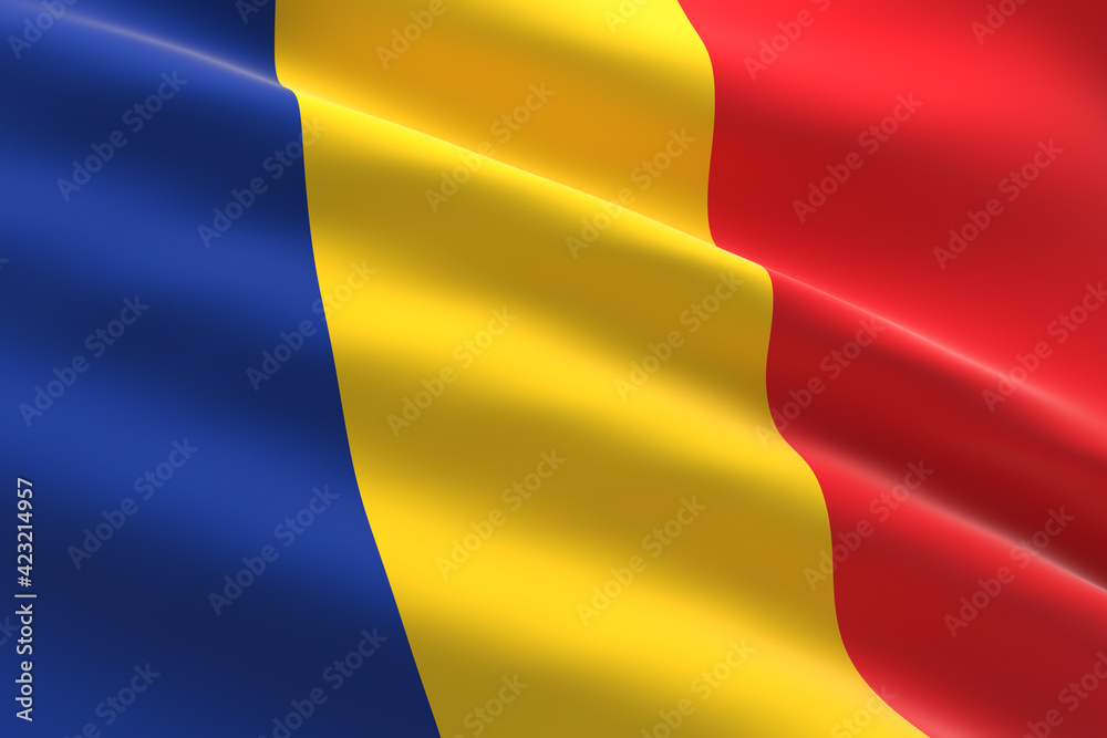 Fototapeta premium Flag of Romania