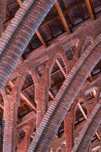 Wine Cathedral, PInell de Brai Village, Terres de l'Ebre, Tarragona, Catalonia, Spain photo