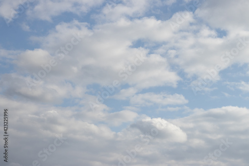 Blue sky with white clouds © ByAmerica