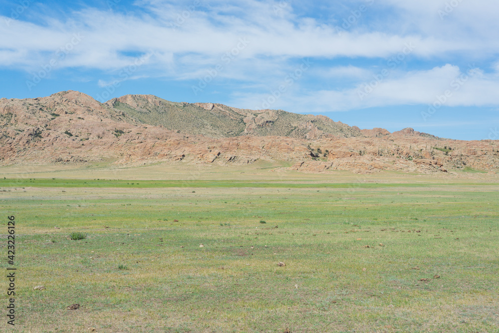 Obraz premium Plain in the Mongolian desert